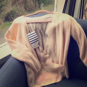 Stylish reversible Sezane sweater